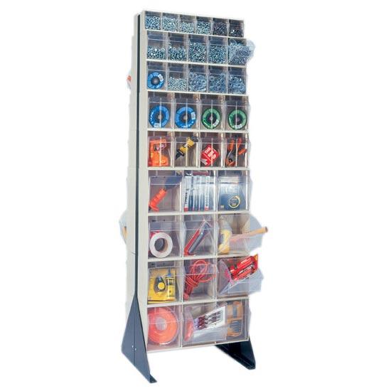 Quantum - Clear Tip Out Bin Cabinet 70"H - Image 2