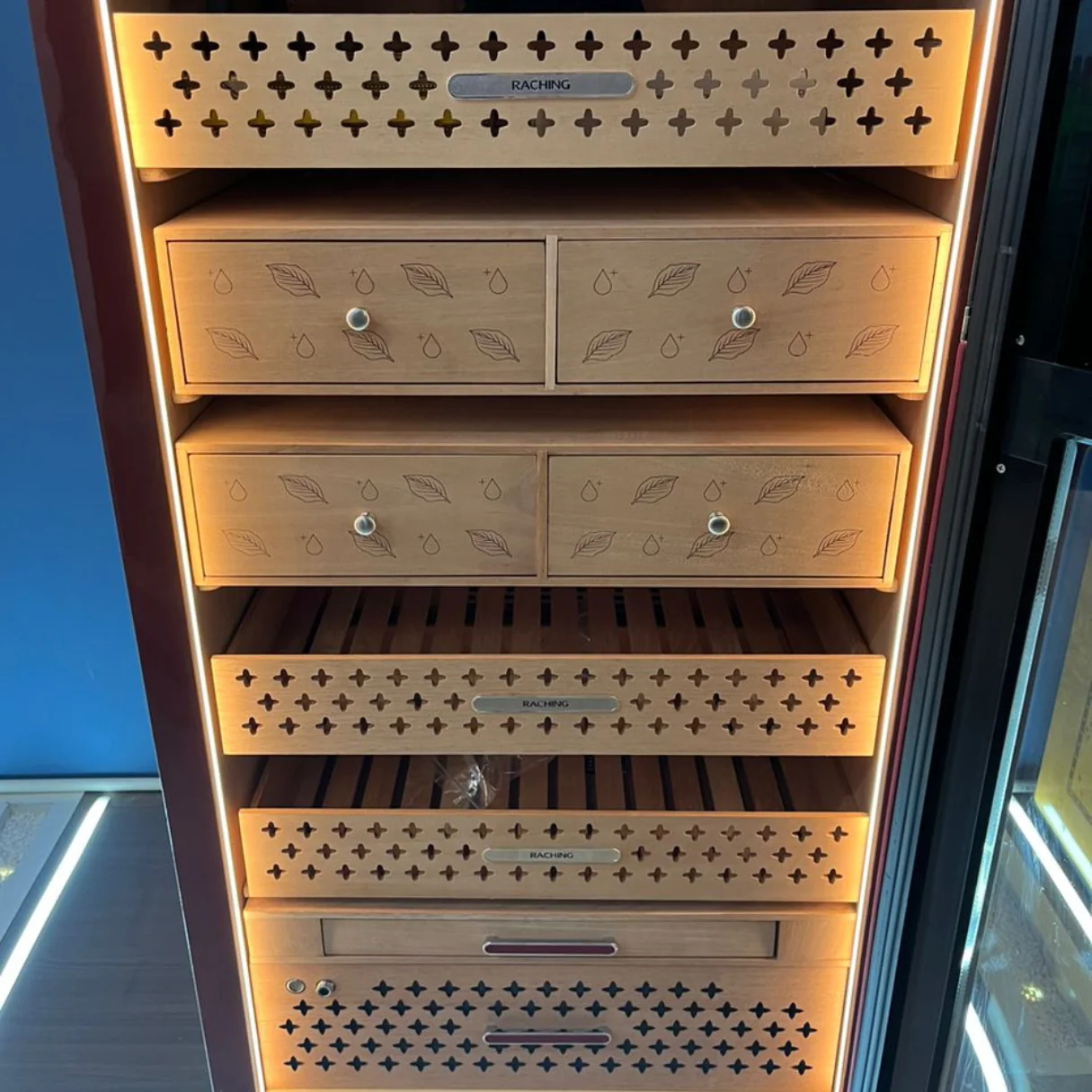 Raching RR980 Reserva RR Series Electric Cigar Humidor Cabinet 3000-Cigar - Image 6