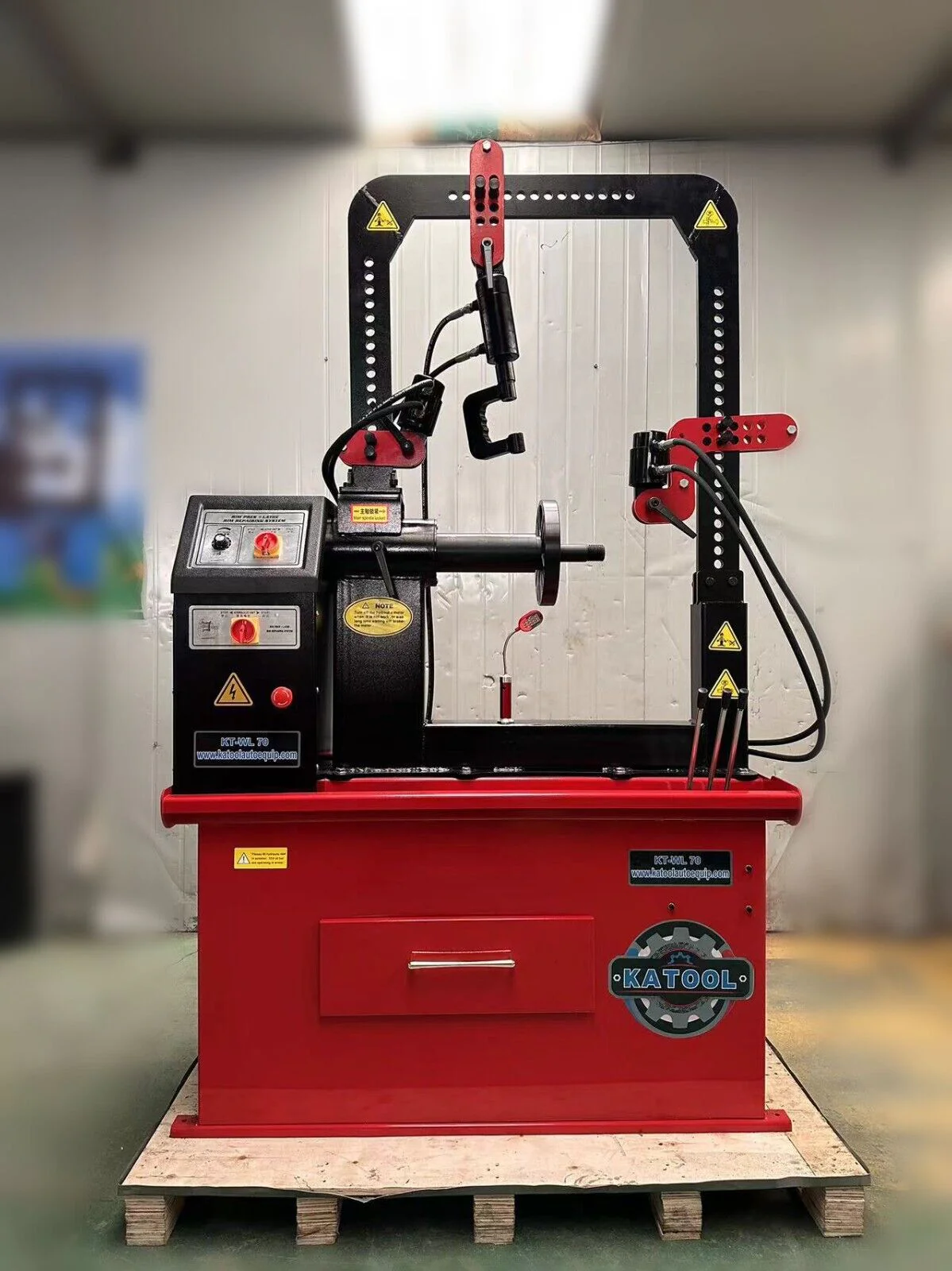Katool KT-WL70 Rim straightener turning, rims wheel straightening machine - Image 4