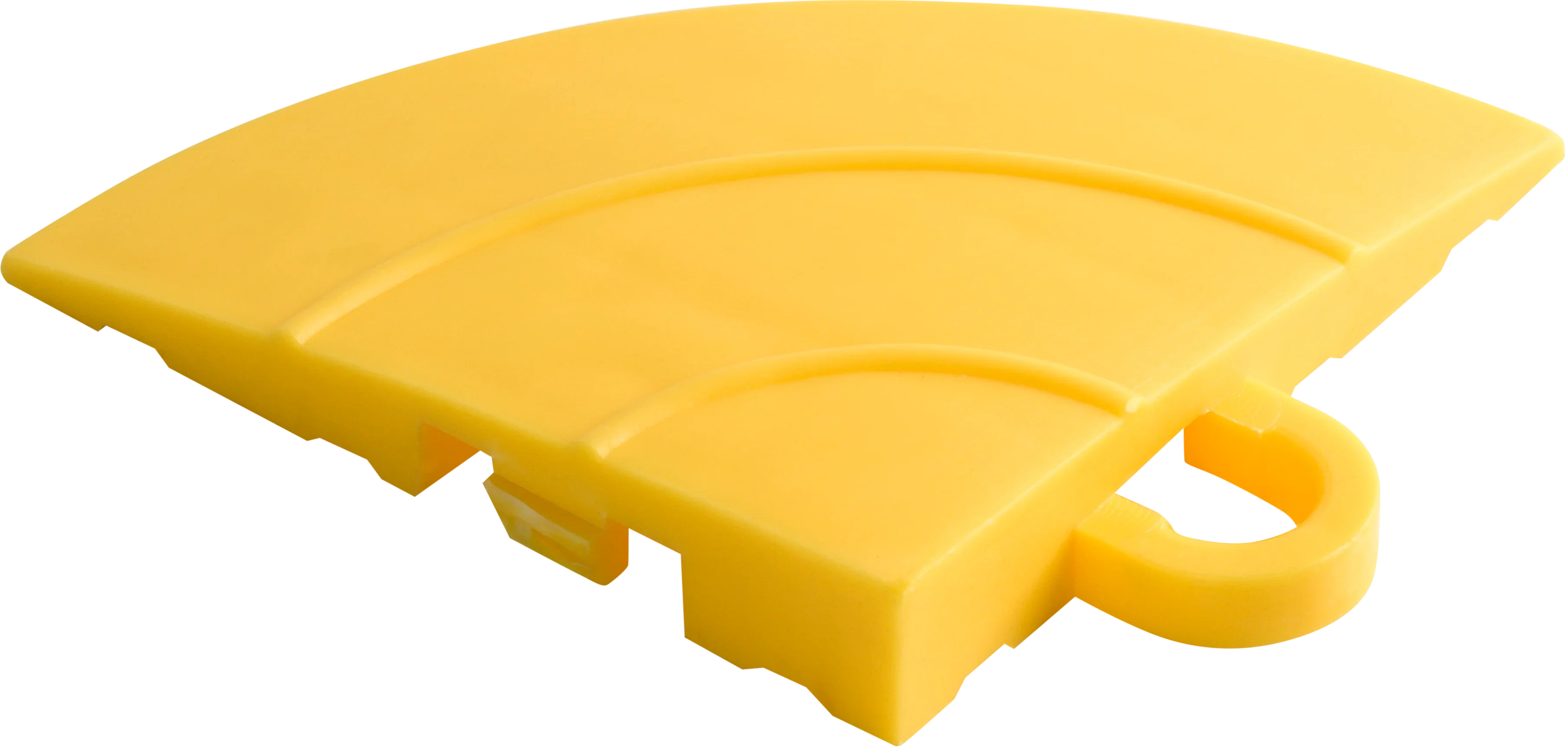 Swisstrax Diamondtrax Home Citrus Yellow Garage Floor Tile Corner (Pack of 4)
