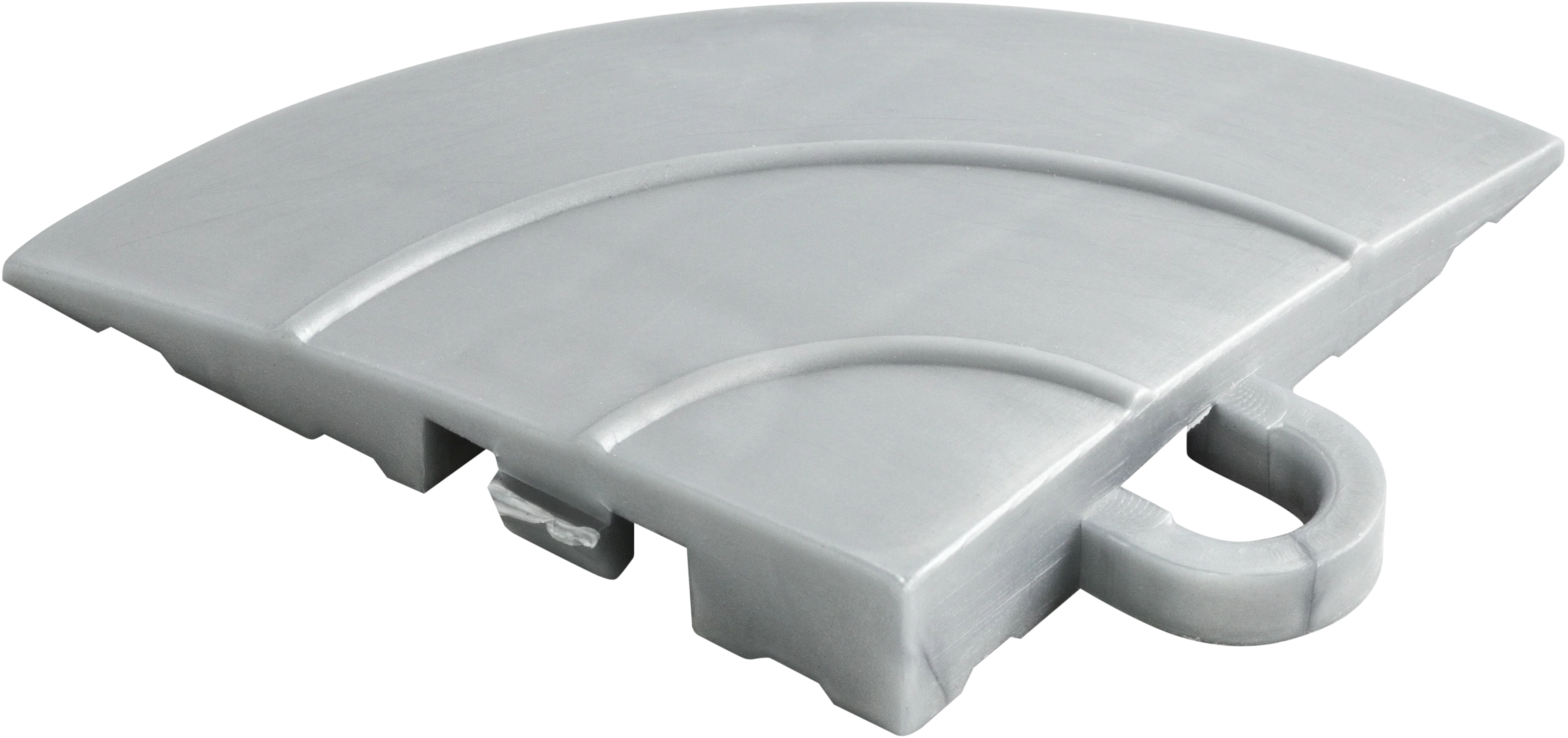 Swisstrax Diamondtrax Home Pearl Silver Garage Floor Tile Corner (Pack of 4)
