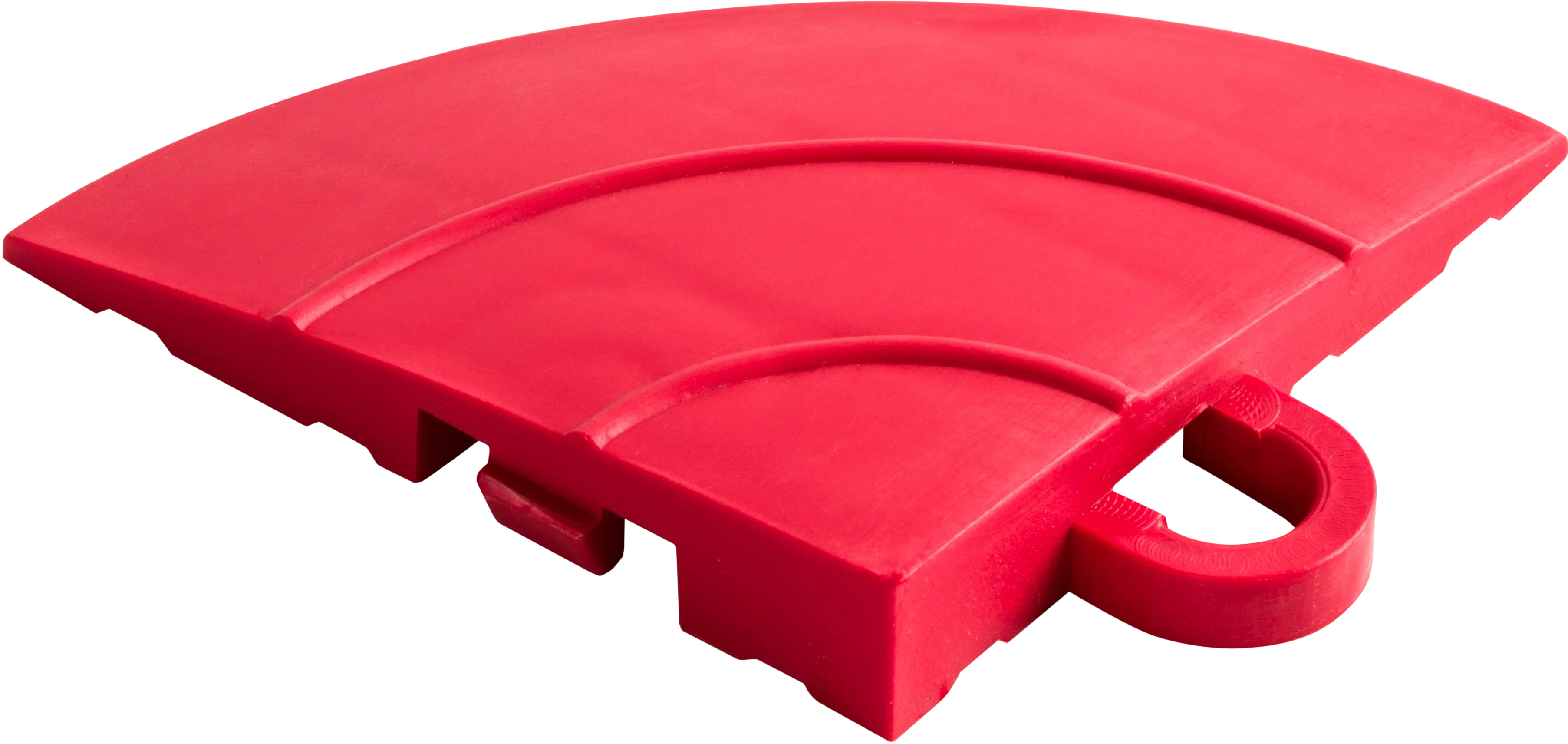 Swisstrax Diamondtrax Home Racing Red Garage Floor Tile Corner (Pack of 4)