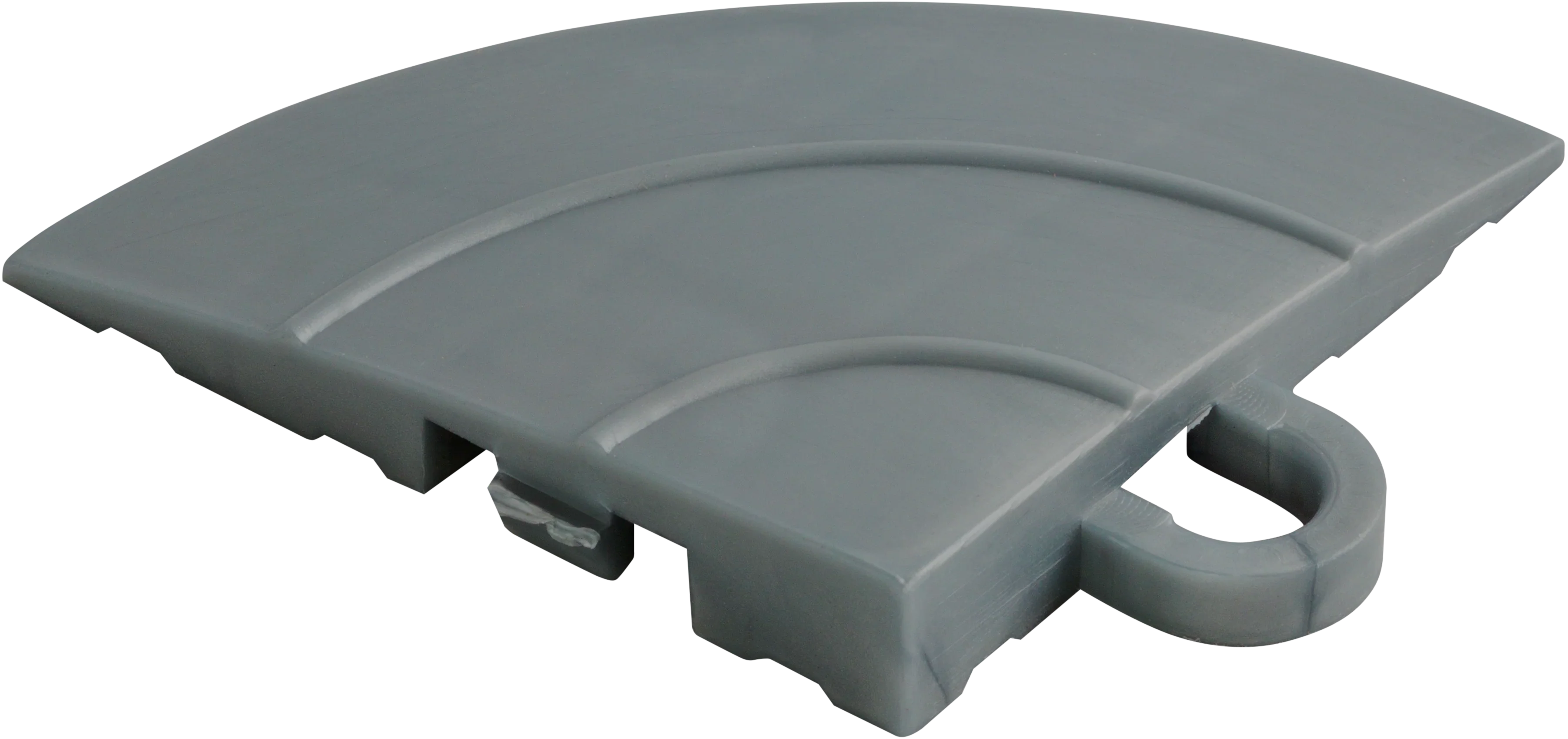 Swisstrax Diamondtrax Home Slate Grey Garage Floor Tile Corner (Pack of 4)