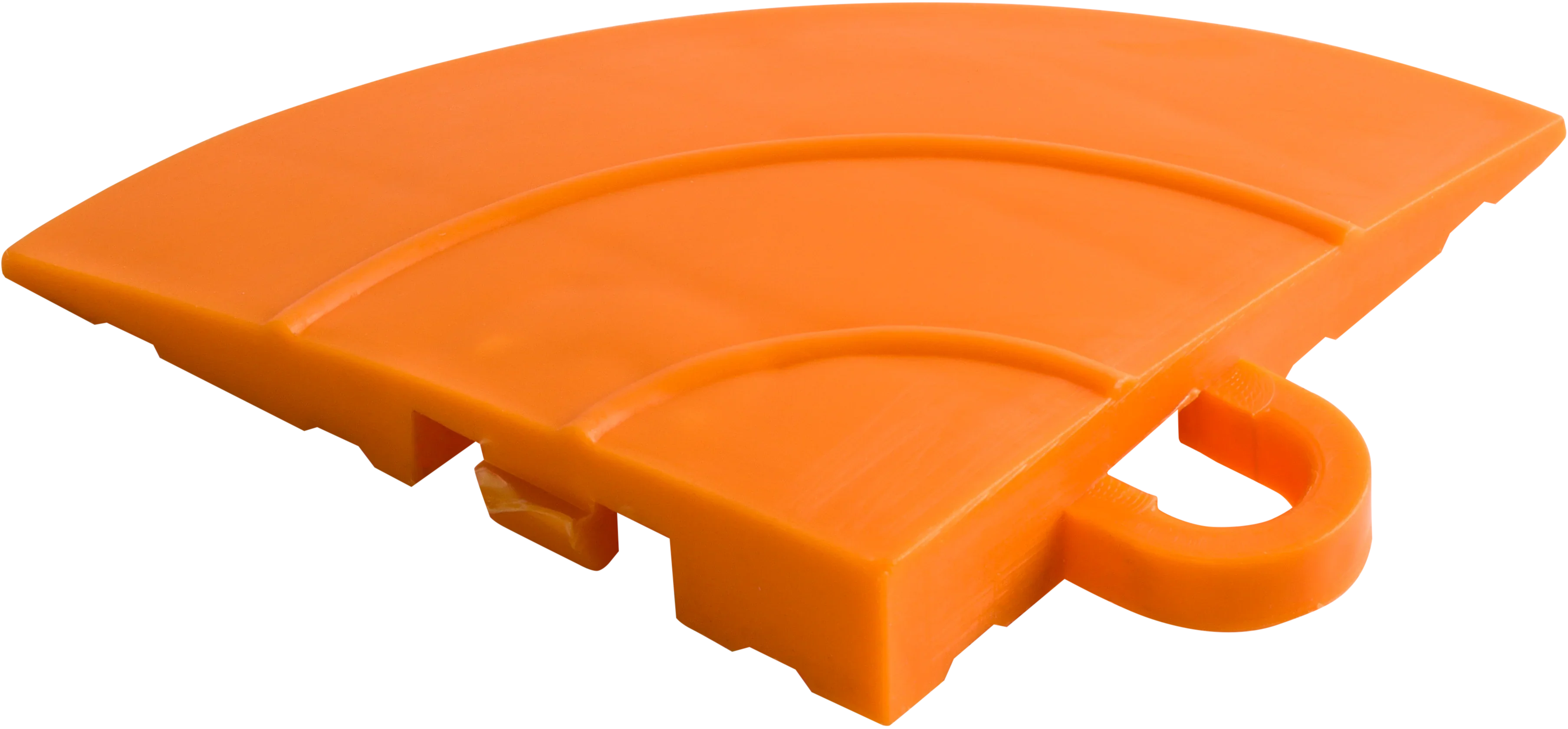 Swisstrax Diamondtrax Home Tropical Orange Garage Floor Tile Corner (Pack of 4)