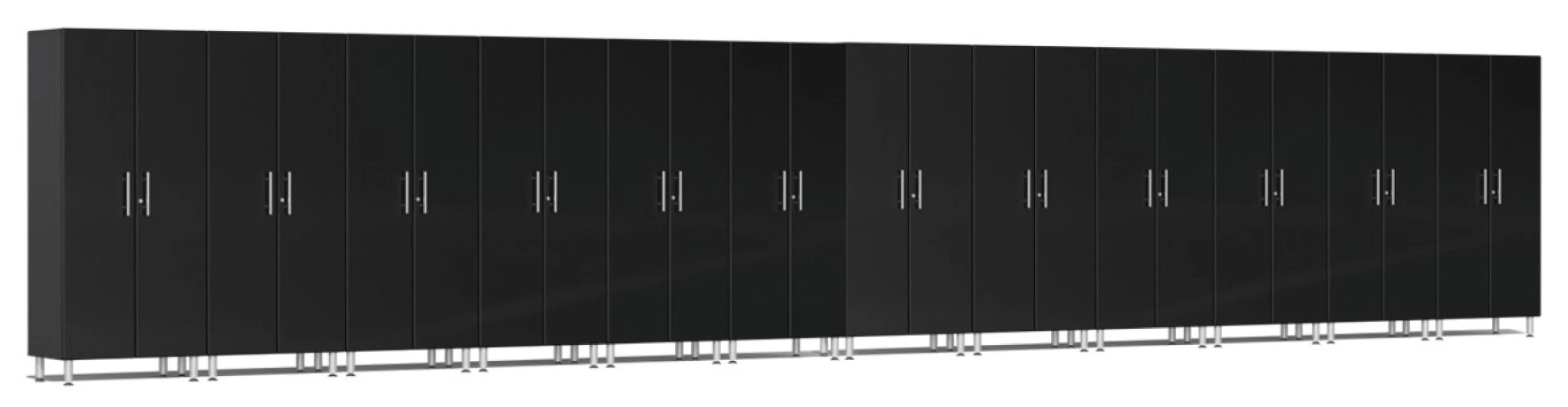 Ulti-MATE Garage 2.0 Series Black 12-Piece Tall Cabinet Set - UG26120B