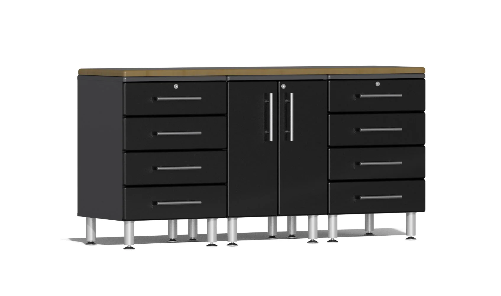 Ulti-MATE Garage 2.0 Series 4-Piece Workstation Kit - Black - UG24042B