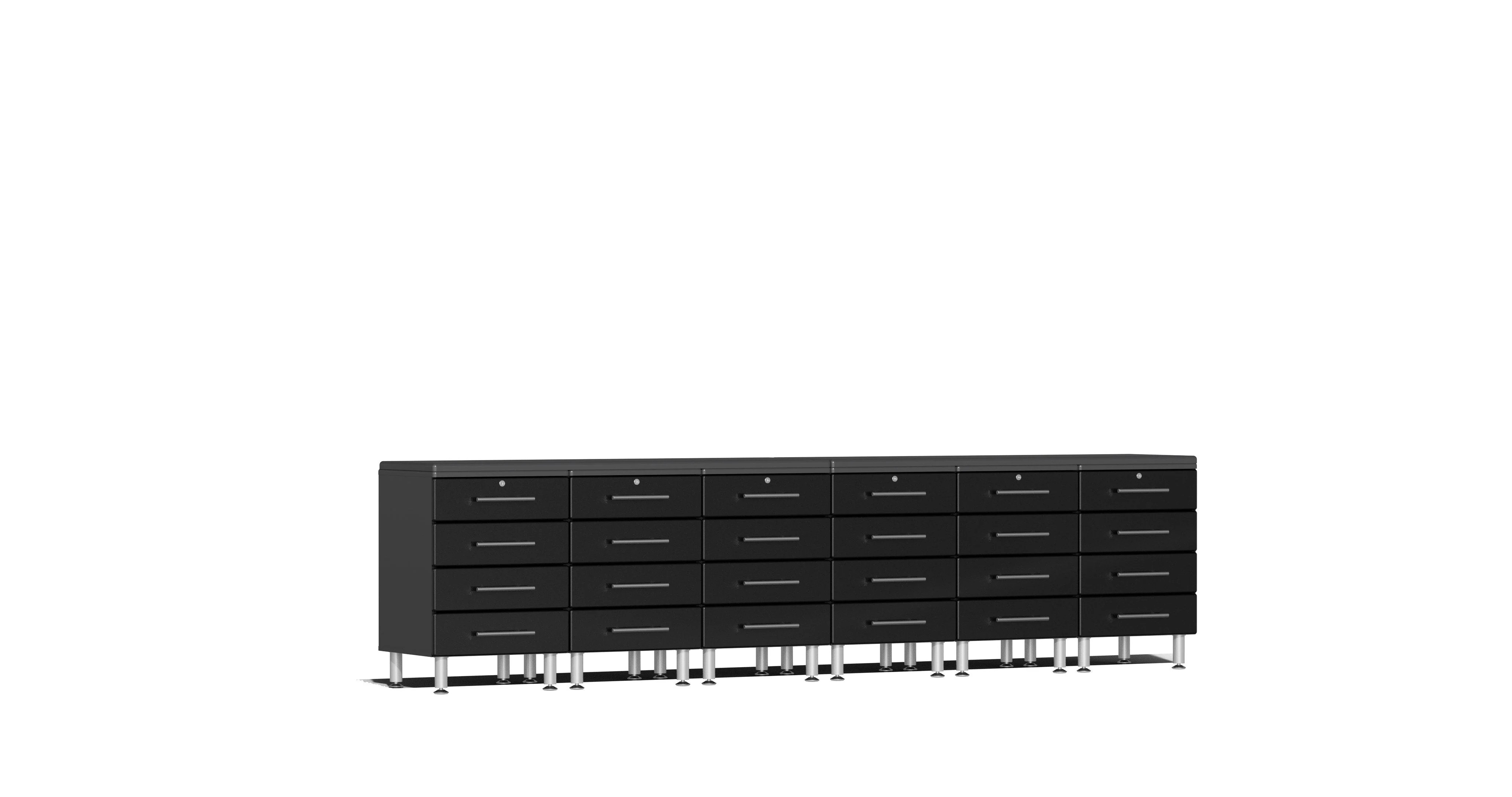 Ulti-MATE Garage 2.0 Series 8-Piece Dual Workstation Kit - UG23081B (Receive a FREE GearTrack with 5-Hooks - GAGP42GBEY)