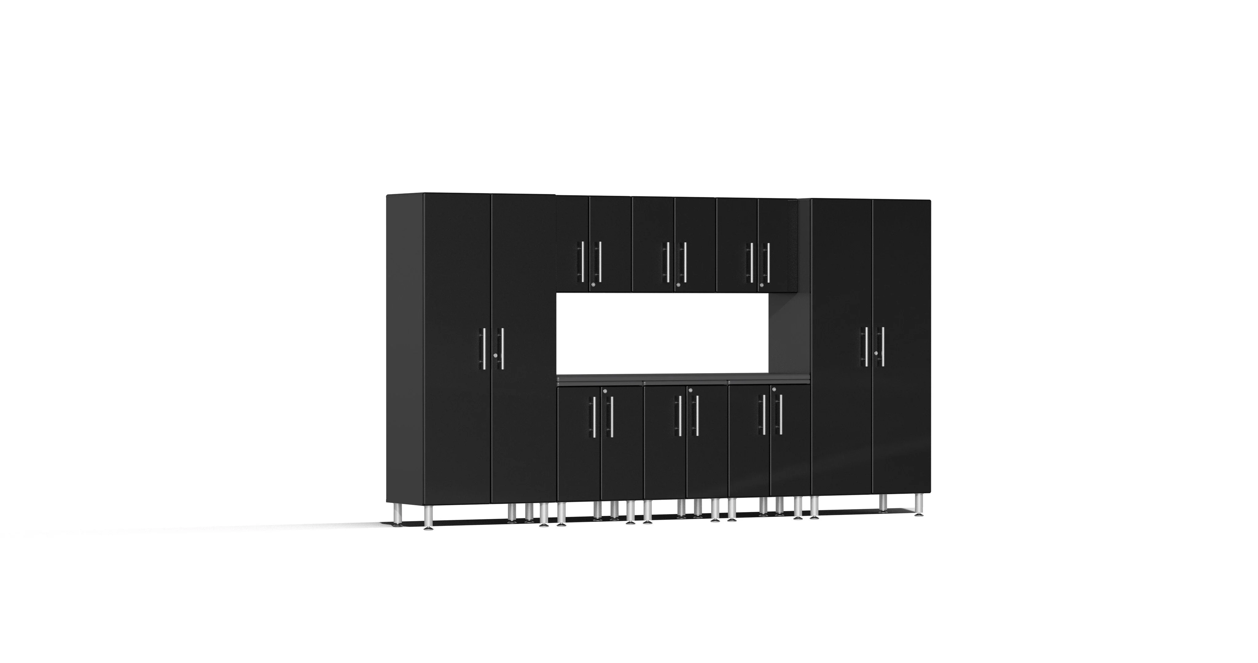Ulti-MATE Garage 2.0 Series 9-Piece Kit with Worktop - UG23091B (Receive a FREE GearTrack with 5-Hooks - GAGP42GBEY)