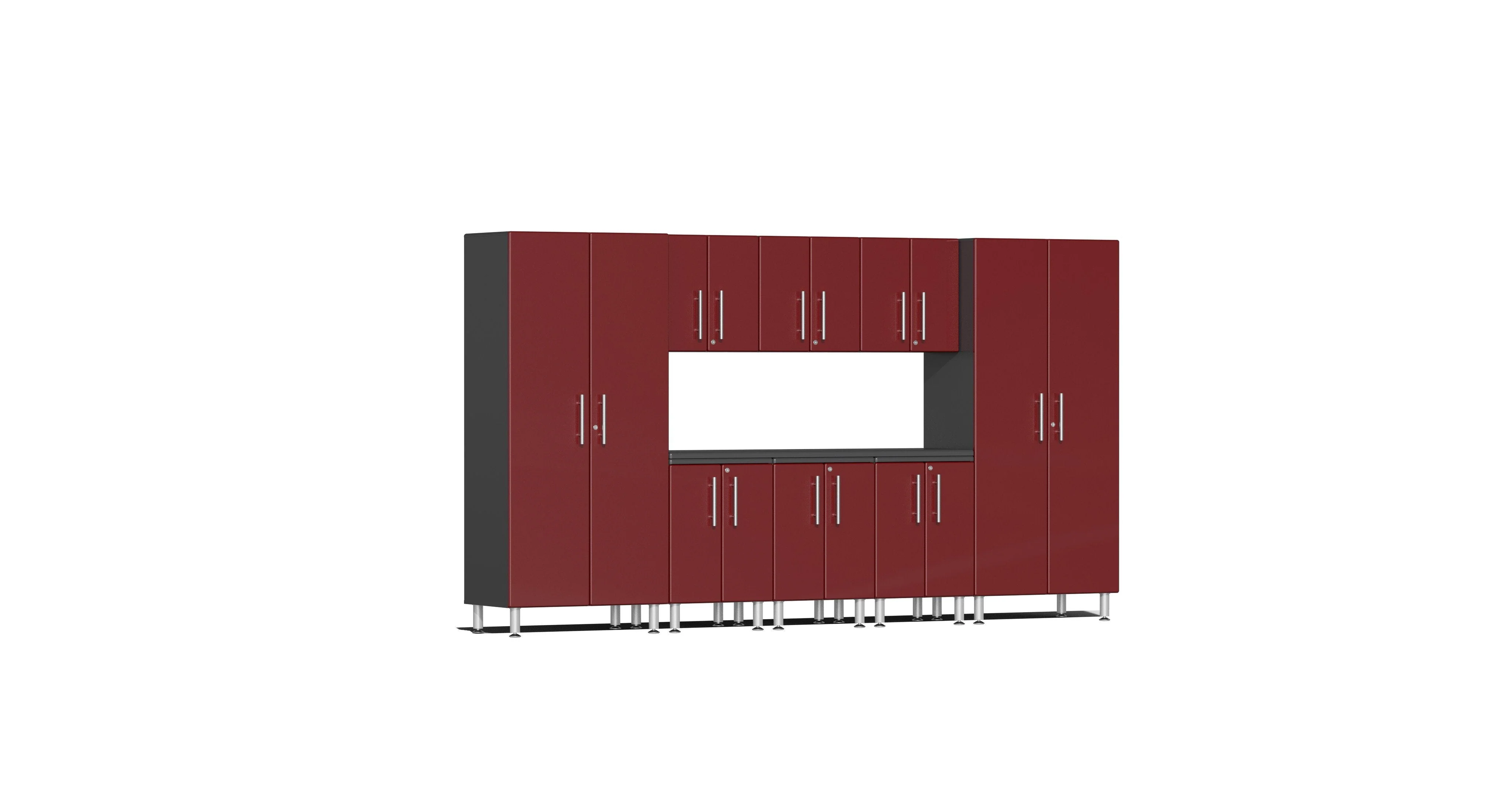 Ulti-MATE Garage 2.0 Series 9-Piece Kit with Worktop - UG23091R (Receive a FREE GearTrack with 5-Hooks - GAGP42GBEY)