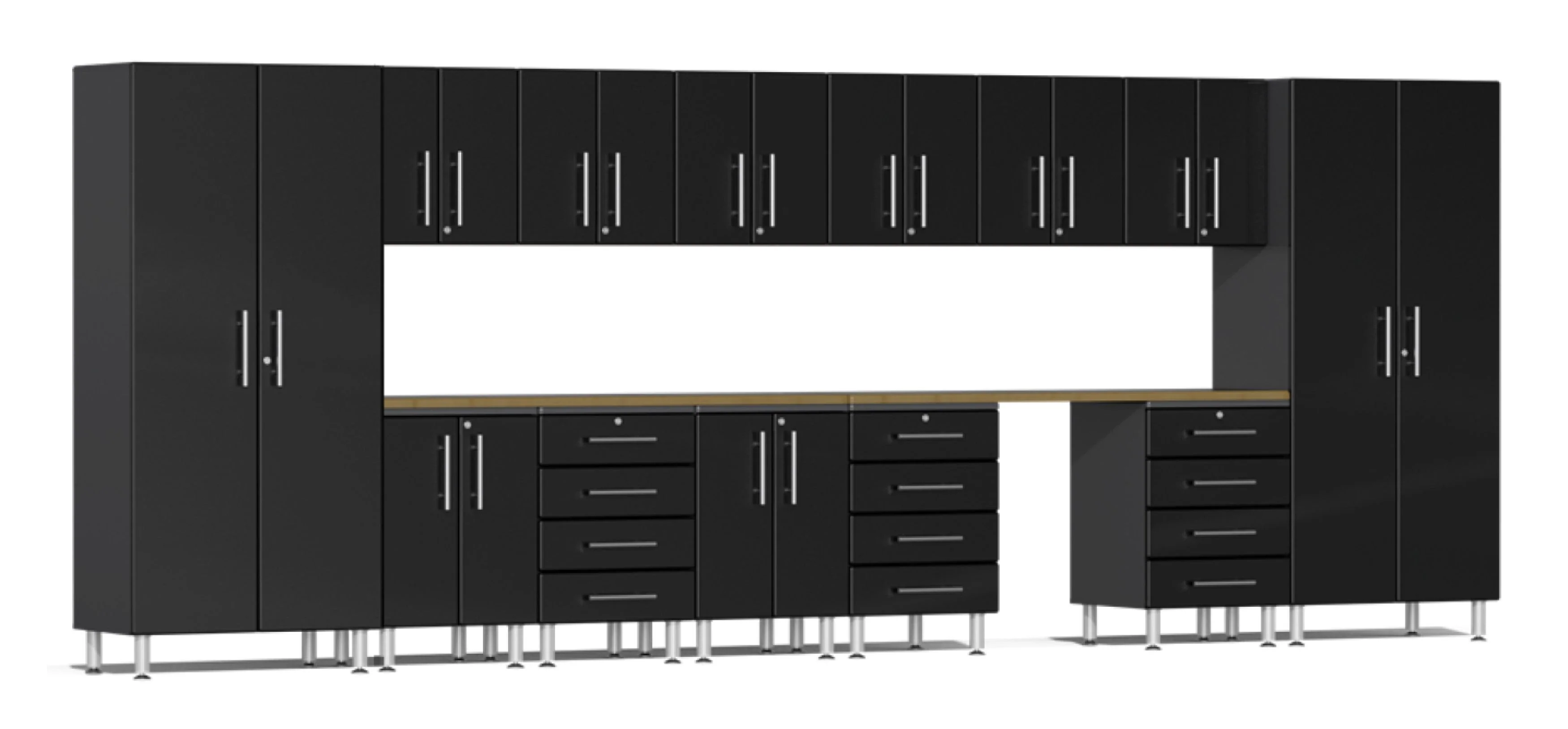 Ulti-MATE Garage 2.0 Series Black 15-Piece Kit with Workstation - UG23152B