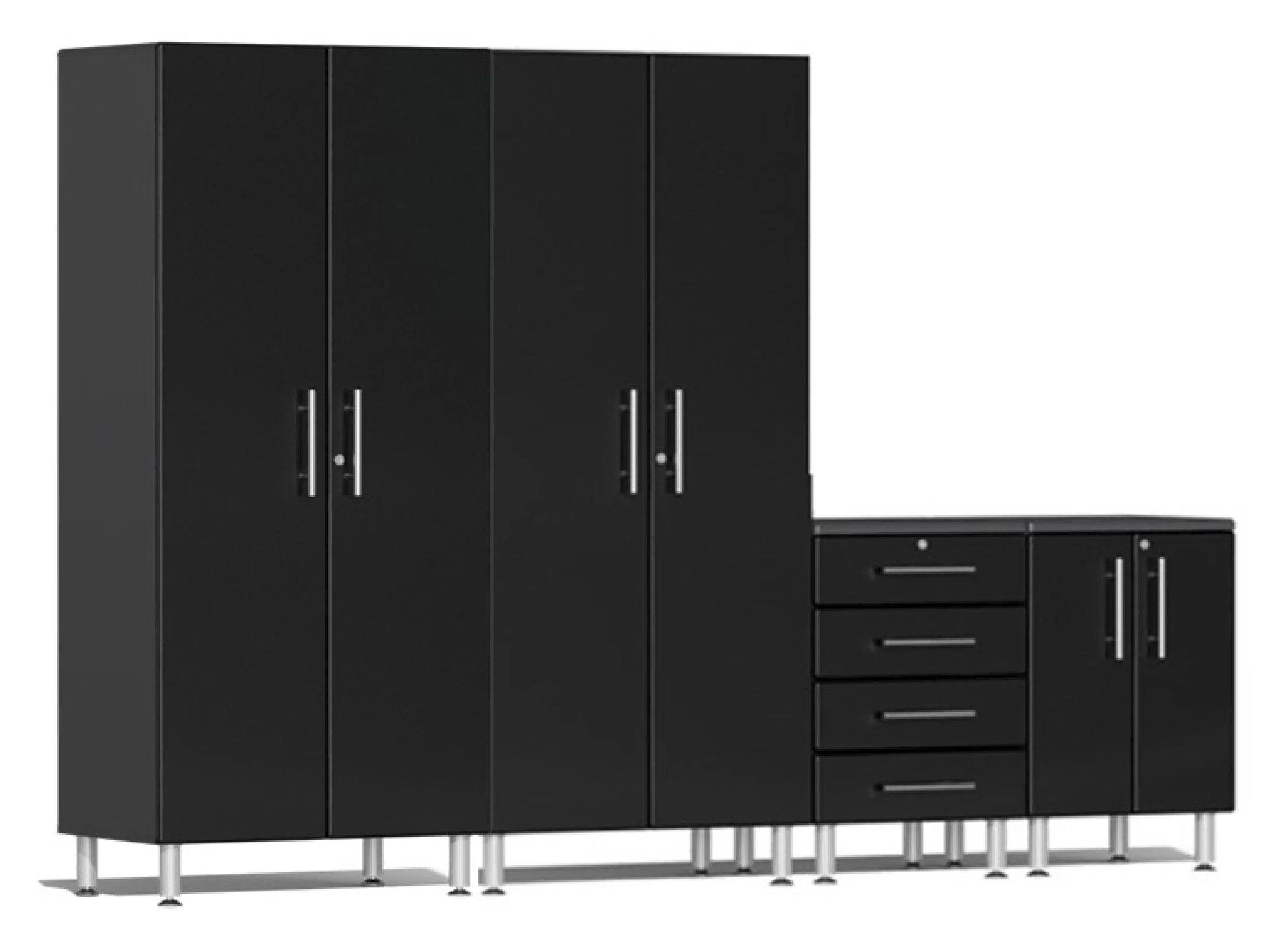 Ulti-MATE Garage 2.0 Series Black 4-Piece Set - UG26040B