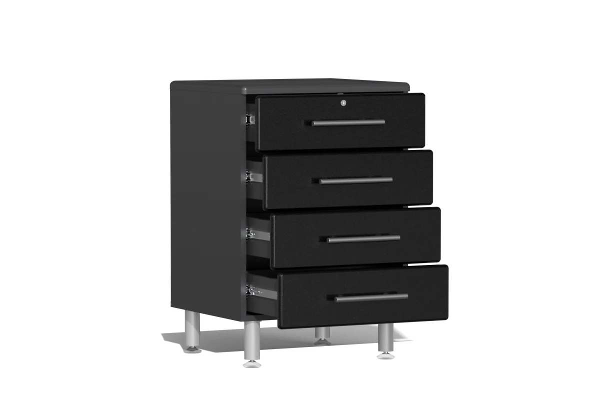 Ulti-MATE Garage 2.0 Series Black 8-Piece Kit with Bamboo Worktop - UG28082B - Image 3
