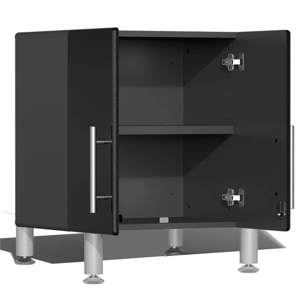 Ulti-MATE Garage 2.0 Series Black Metallic 2-Door All-Purpose Base Cabinet - Image 3
