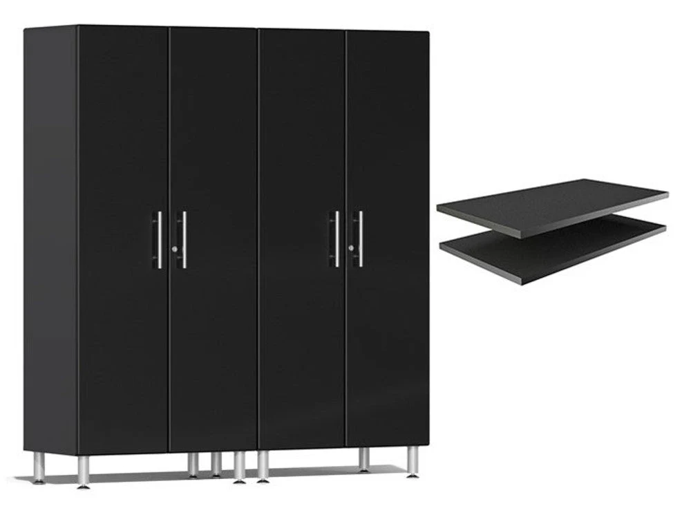 Ulti-MATE Garage 2.0 Series Black Metallic 3-Piece Cabinet Bundle