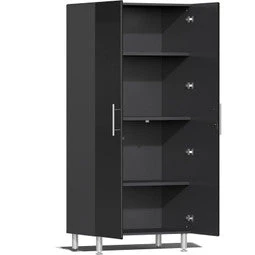 Ulti-MATE Garage 2.0 Series Black Metallic 6-Piece Cabinet Bundle - Image 2