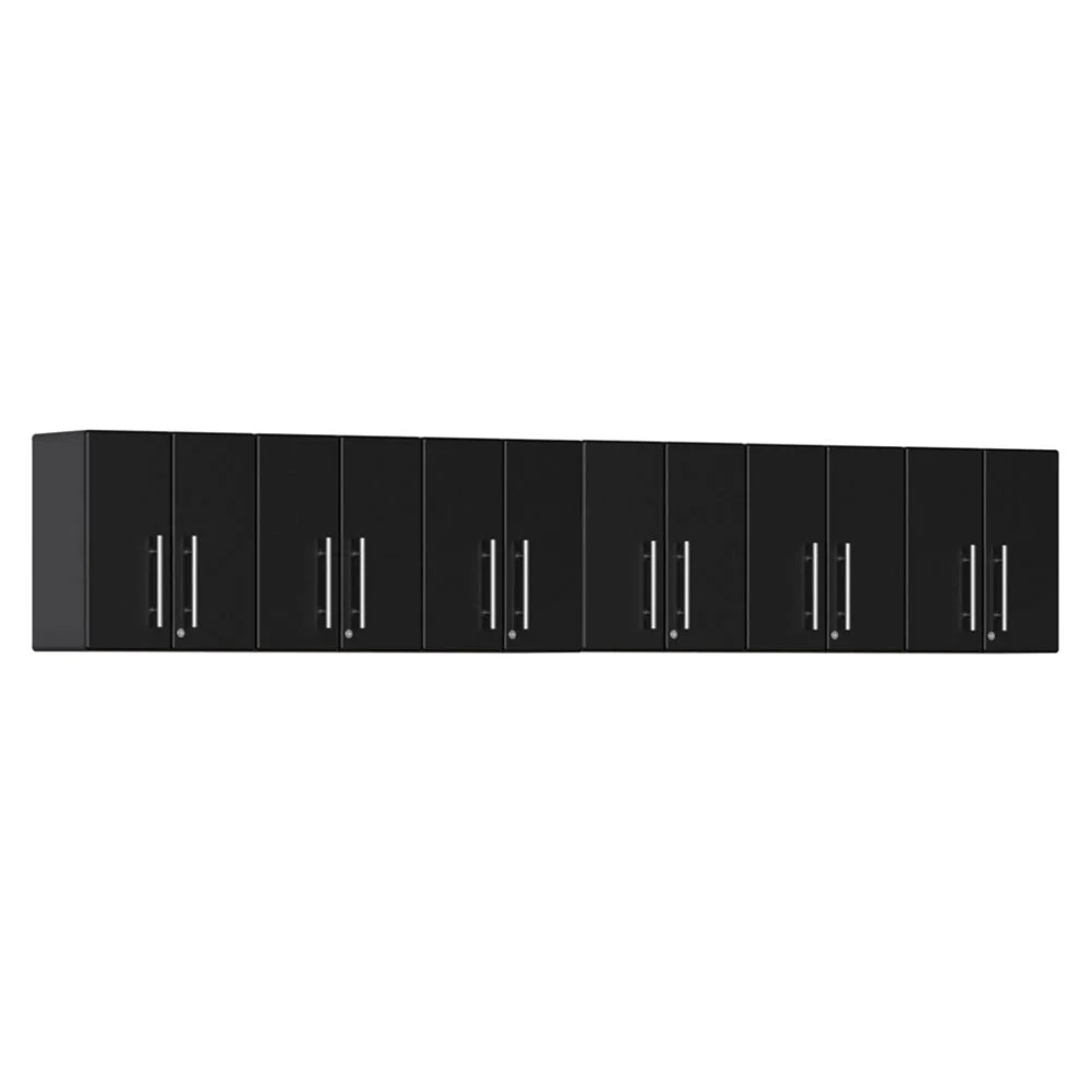 Ulti-MATE Garage 2.0 Series Black Metallic 6-Piece Wall Cabinet Set