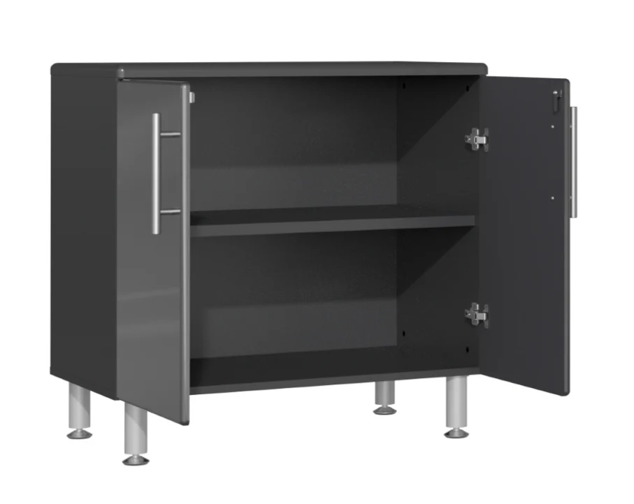 Ulti-MATE Garage 2.0 Series Grey 3-Piece Jumbo Base Cabinet Set - UG20030G - Image 2