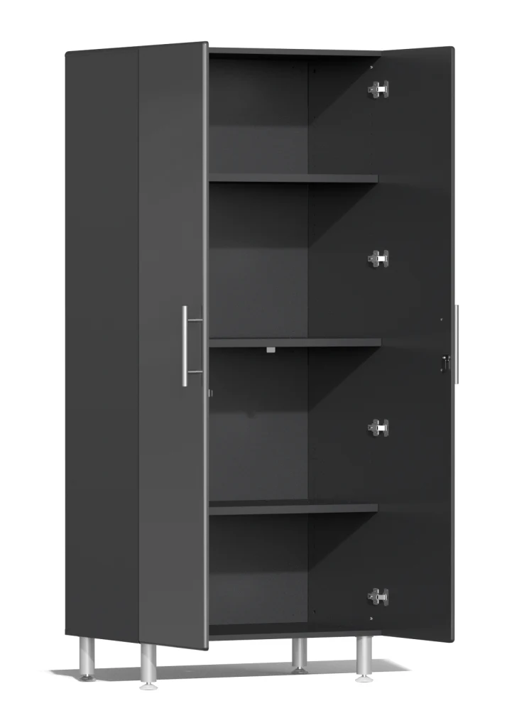 Ulti-MATE Garage 2.0 Series Grey 8-Piece Kit with Bamboo Worktop - UG28082G - Image 2