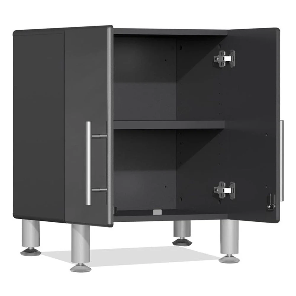Ulti-MATE Garage 2.0 Series Grey Metallic 2-Door All-Purpose Base Cabinet - Image 3