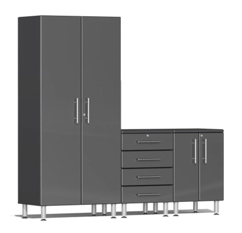 Ulti-MATE Garage 2.0 Series Grey Metallic 3-Piece Set