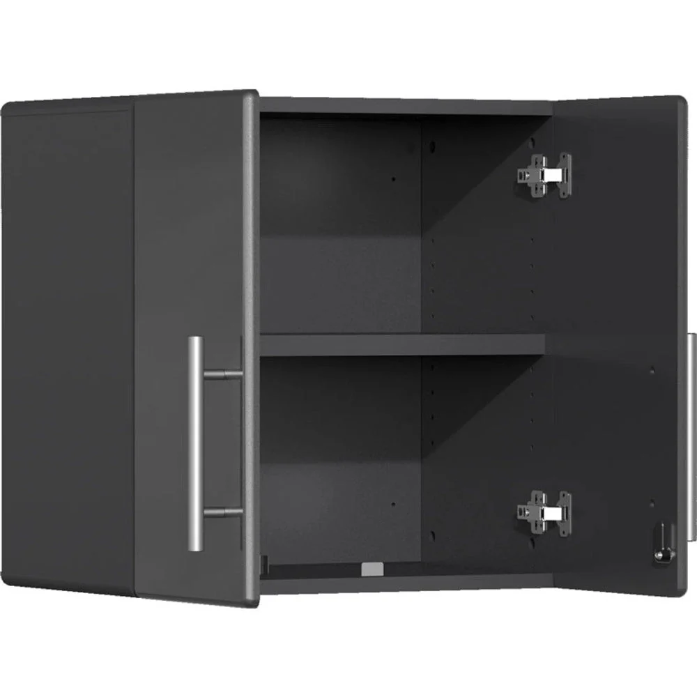 Ulti-MATE Garage 2.0 Series Grey Metallic 6 Piece Kit with Workstation - Image 5