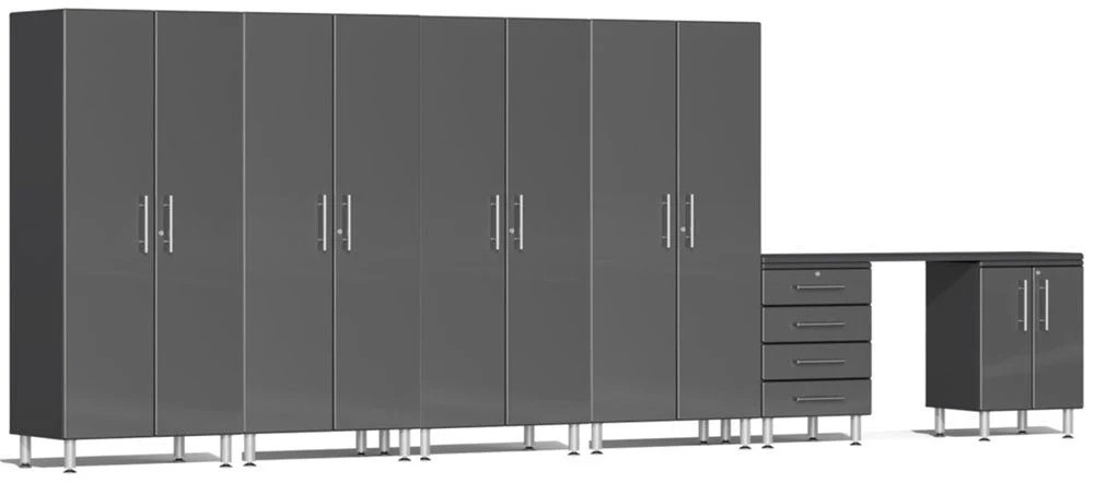 Ulti-MATE Garage 2.0 Series Grey Metallic 7-Piece Set
