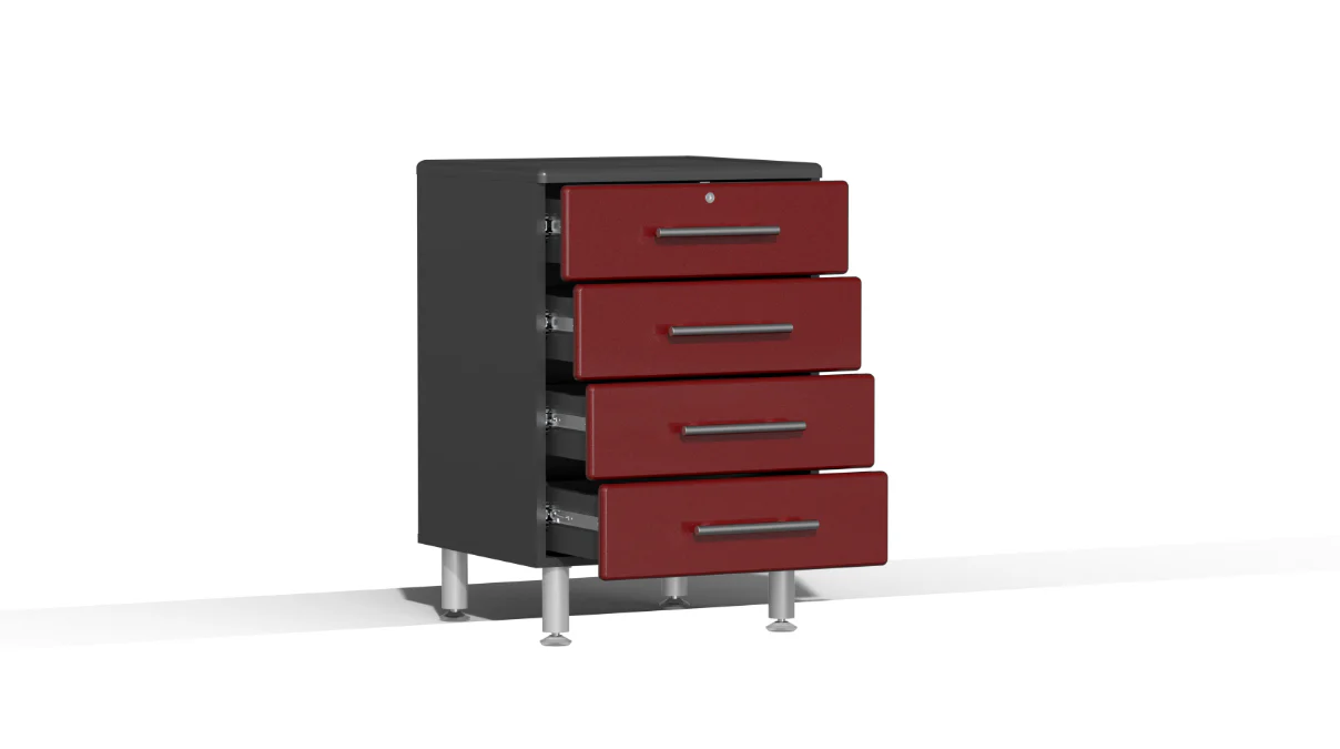 Ulti-MATE Garage 2.0 Series Red 4-Piece Workstation Kit - UG20042R - Image 2