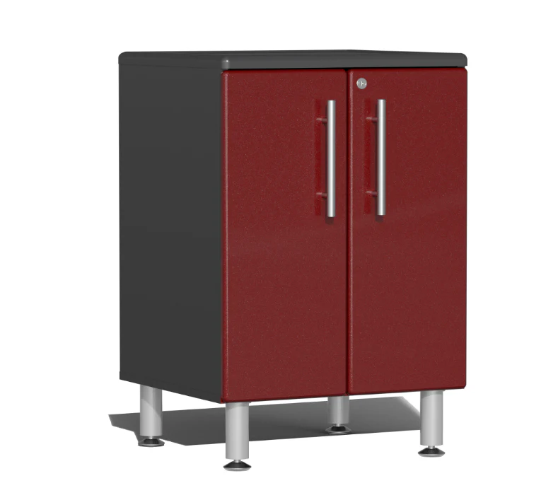Ulti-MATE Garage 2.0 Series Red 8-Piece Kit with Bamboo Worktop - UG29082R - Image 3
