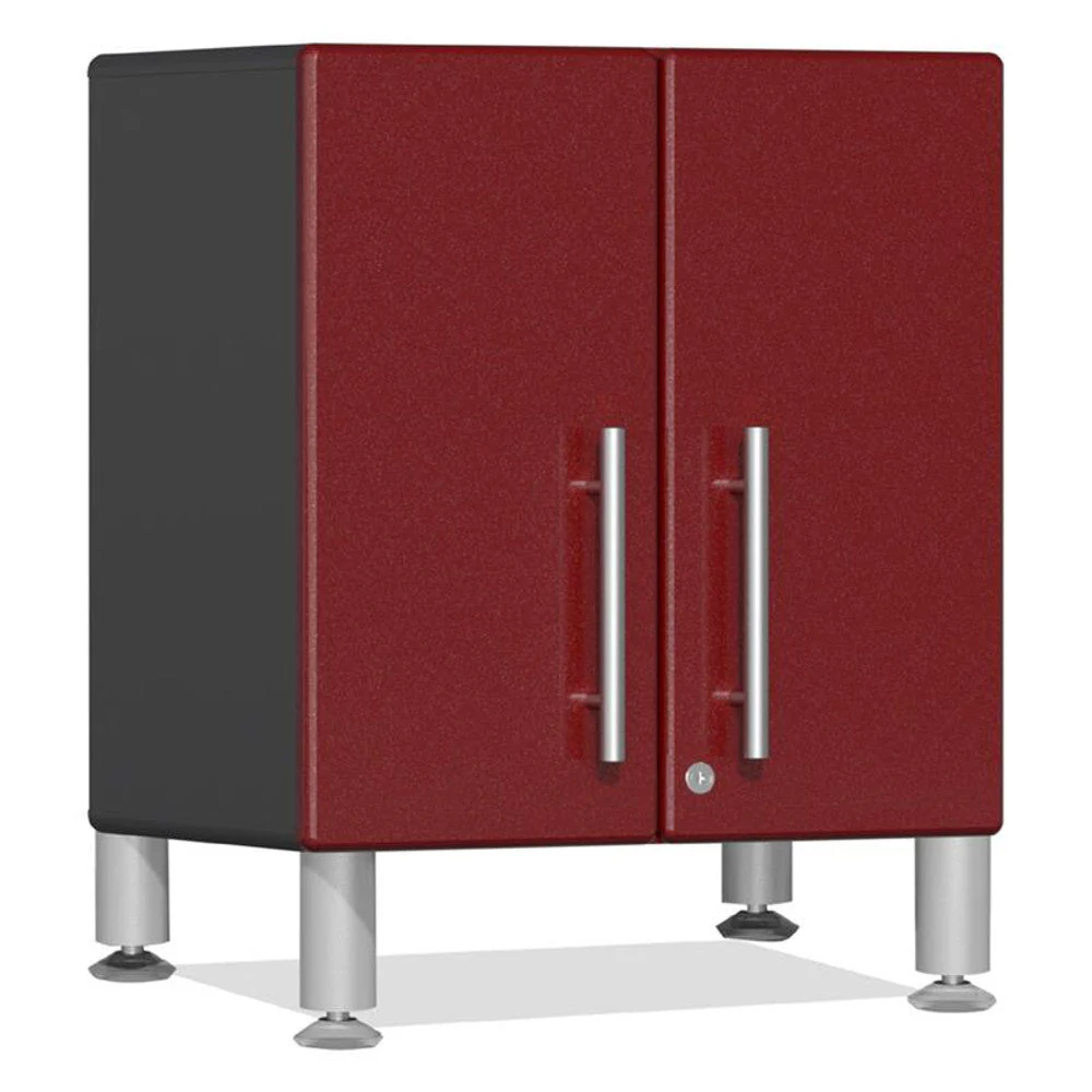 Ulti-MATE Garage 2.0 Series Red Metallic 2-Door All-Purpose Base Cabinet