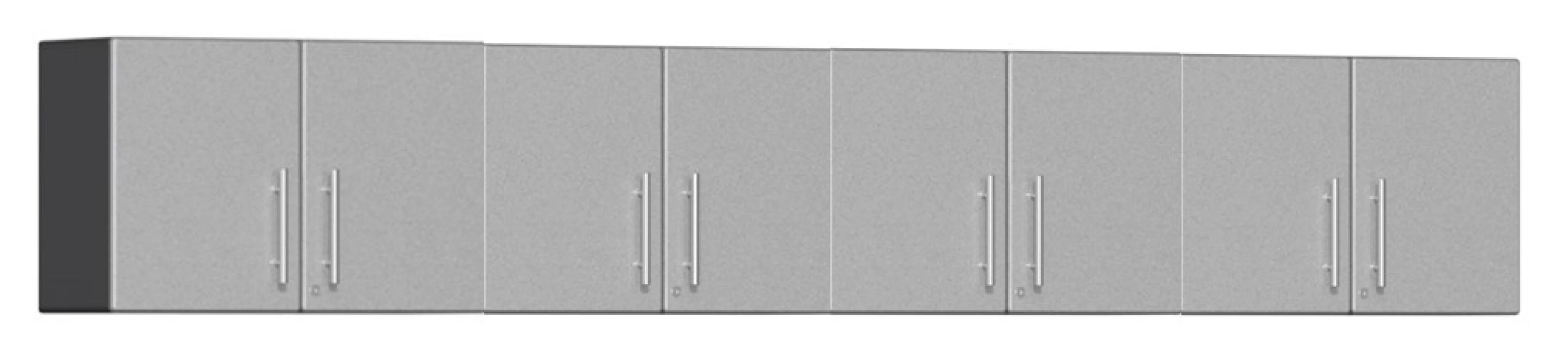 Ulti-MATE Garage 2.0 Series Silver 4-Piece Oversized Partitioned Wall Cabinet Kit - UG23040S