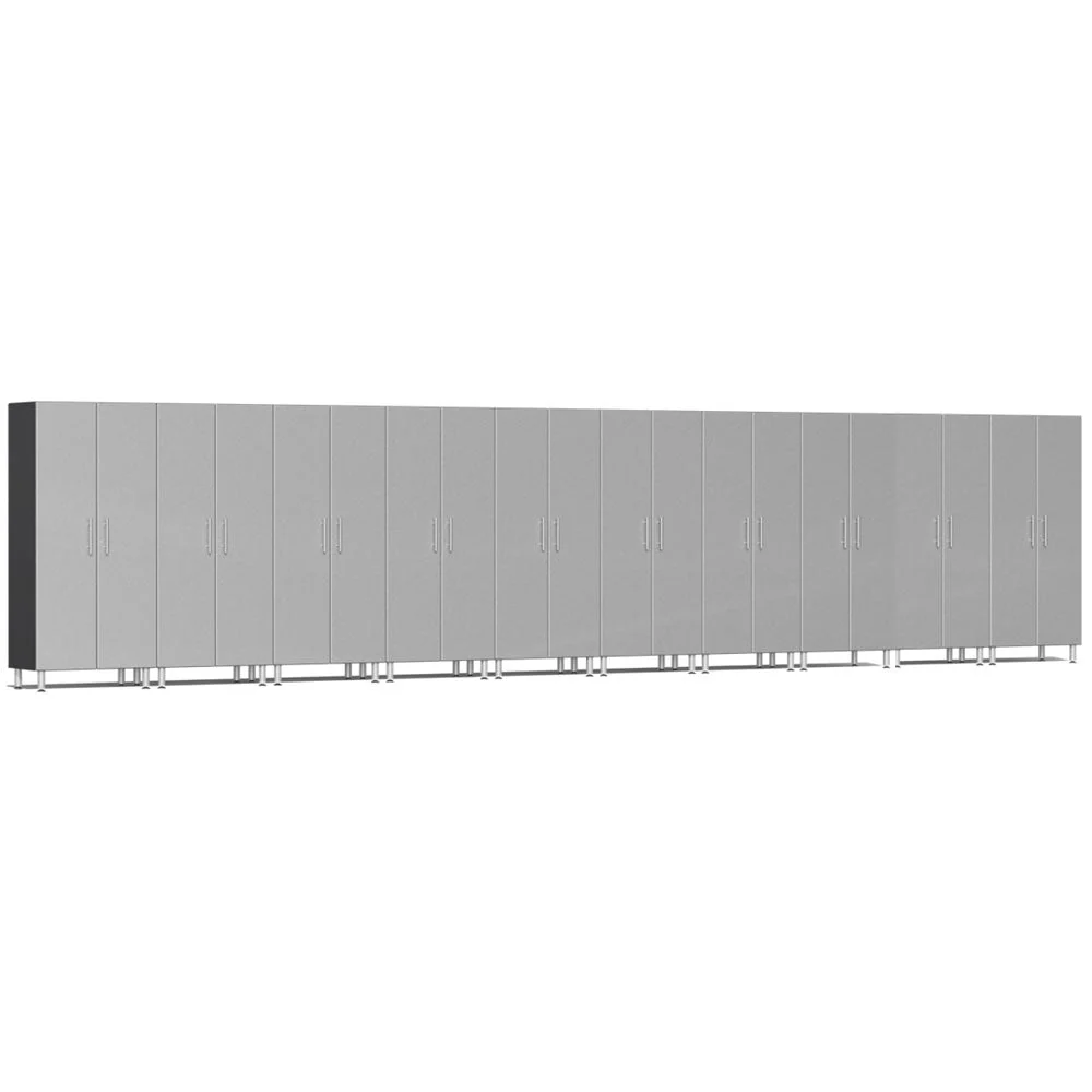 Ulti-MATE Garage 2.0 Series Silver Metallic 10-Piece Tall Cabinet Set