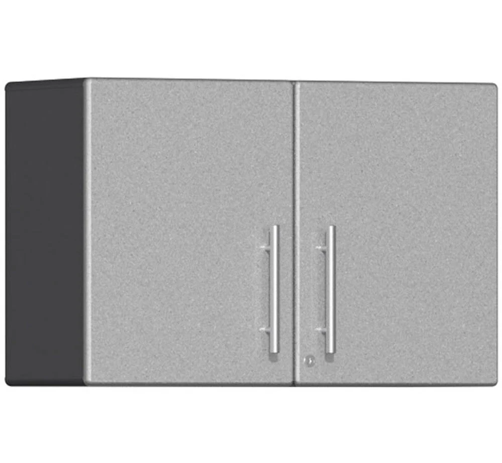 Ulti-MATE Garage 2.0 Series Silver Metallic Oversized Partitioned 2-Door Wall Cabinet