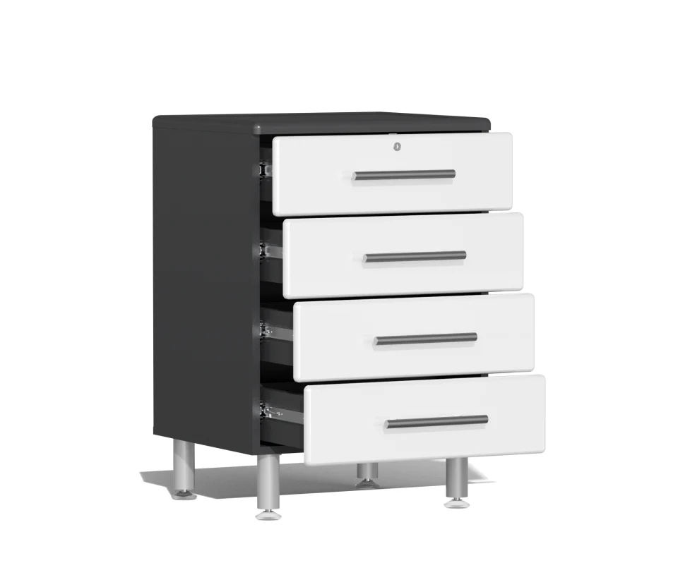 Ulti-MATE Garage 2.0 Series White 8-Piece Kit with Bamboo Worktop - UG28082W - Image 3