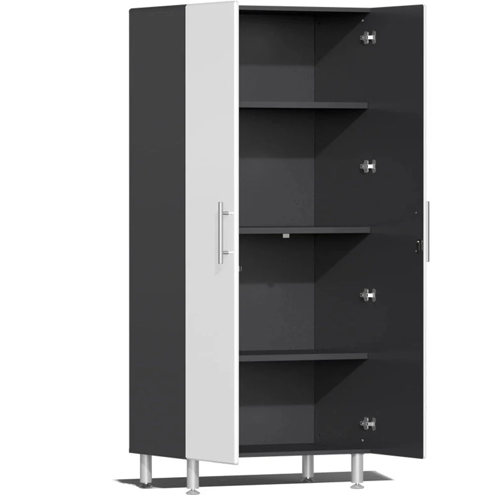 Ulti-MATE Garage 2.0 Series White Metallic 6 Piece Kit with Workstation - Image 3