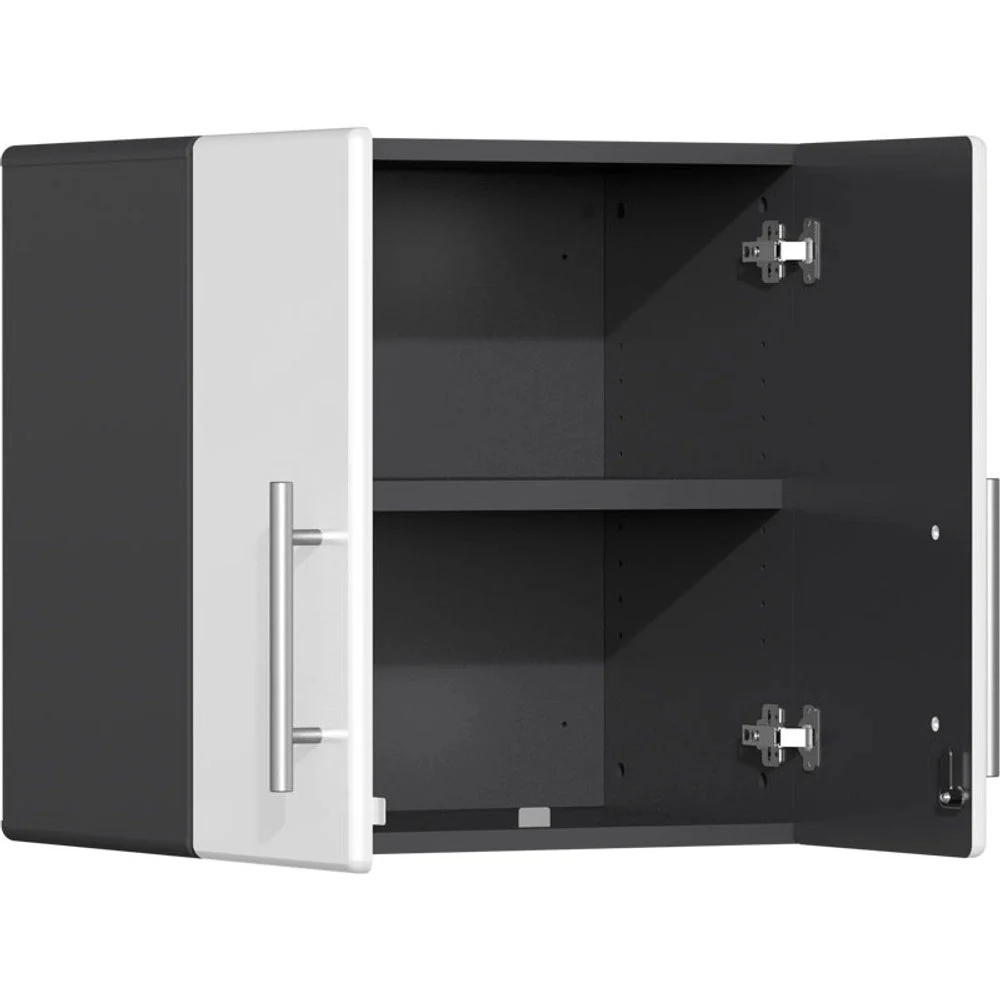 Ulti-MATE Garage 2.0 Series White Metallic 6 Piece Kit with Workstation - Image 5