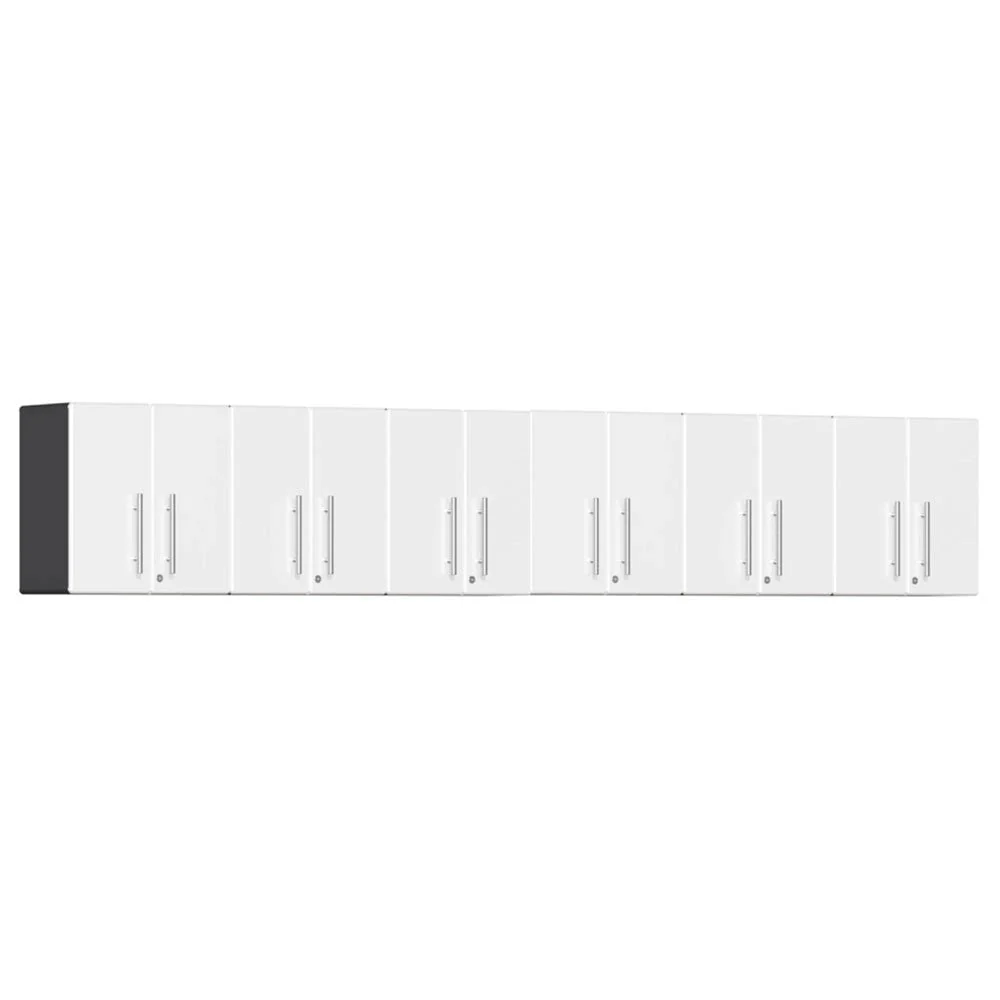 Ulti-MATE Garage 2.0 Series White Metallic 6-Piece Wall Cabinet Set