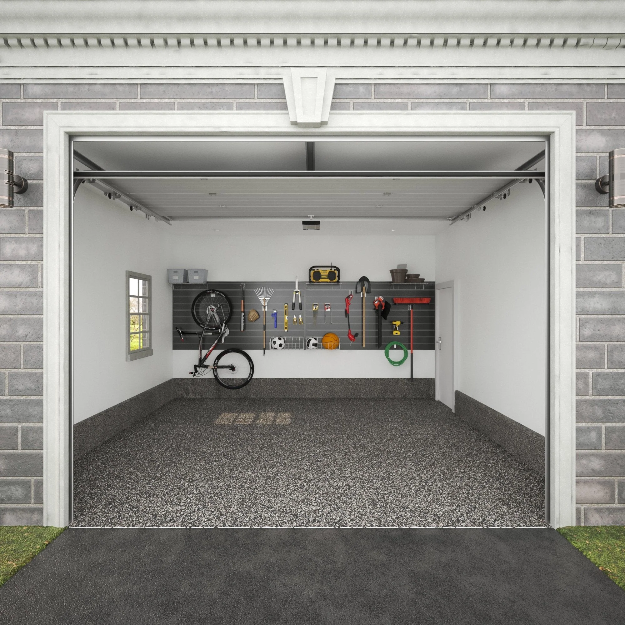Proslat Ultimate 2 Slatwall Wall Storage Bundle - Light Gray - Image 4